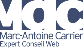 logo Marc-Antoine Carrier, expert conseil Web